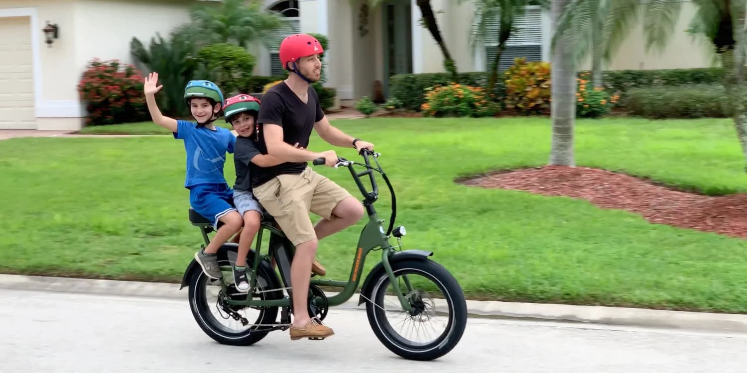 radrunner electric cargo bike utility bike