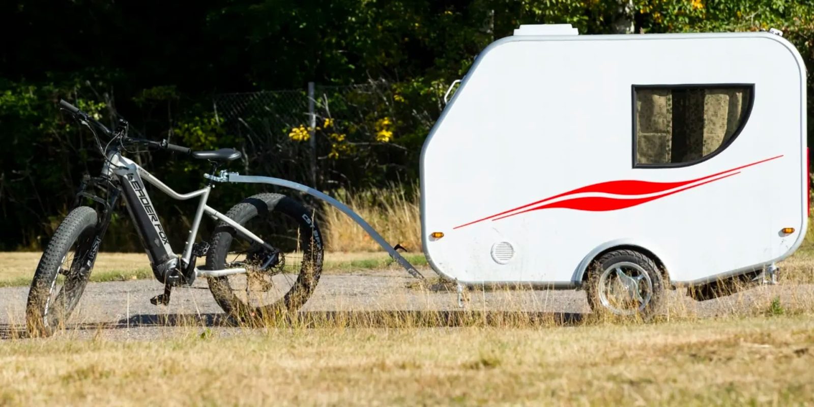 hupi electric bike camper trailer
