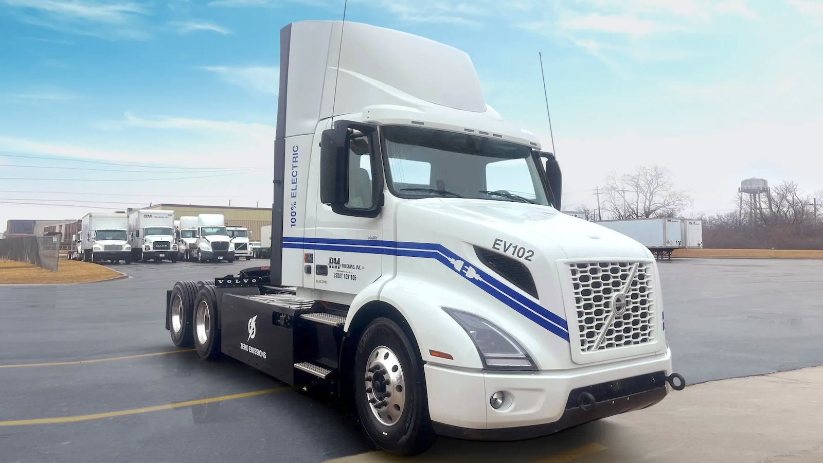R&M Trucking Takes Delivery of First Volvo VNR Electric Truck as First Volvo on Demand Customer