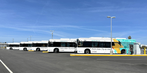 Oakland Airport Electrifies Its Fleet with RIDE Battery-Electric Buses