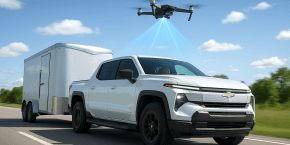 GM Files Patent For Drone-Assisted Vehicle Trailering